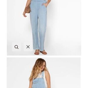 Outerknown Voyage Organic Cotton Denim Overalls